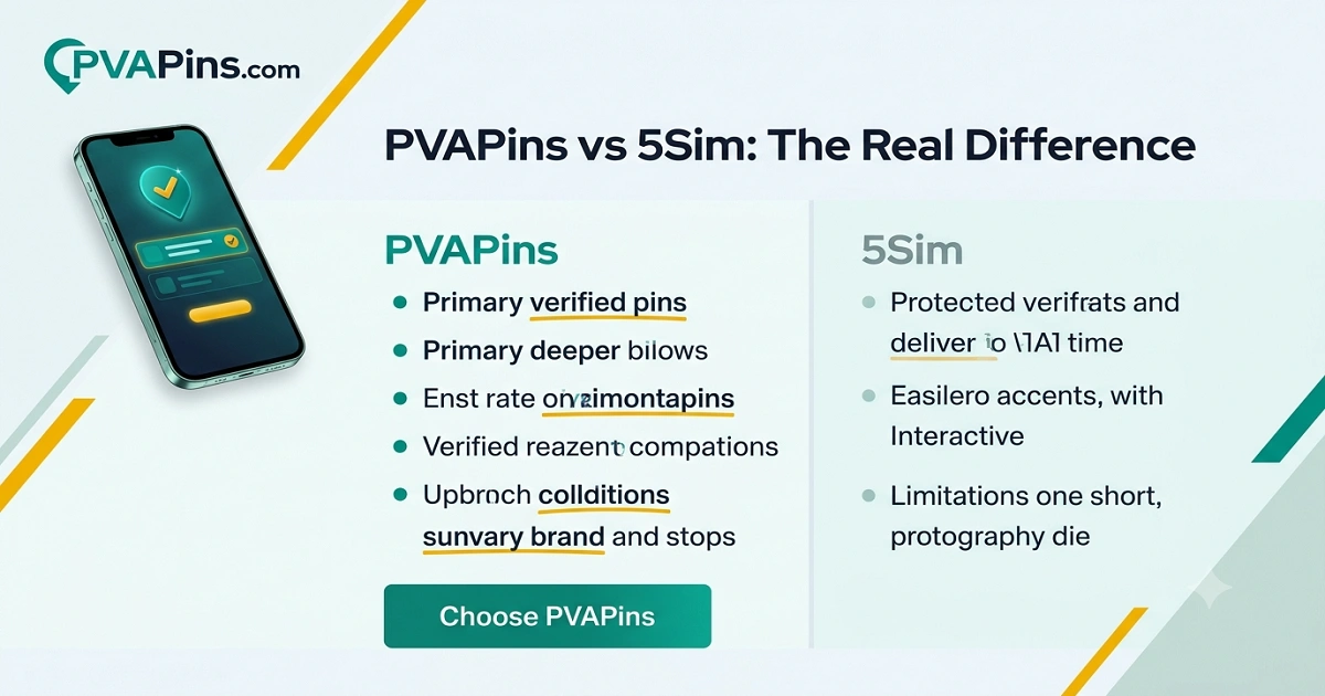 PvaPins vs 5SIM: How the Two Services Compare